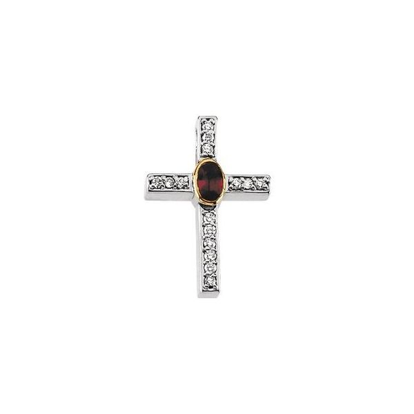 Accented Cross Pendant
