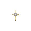 Solitaire Cross Pendant