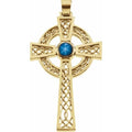 Celtic-Inspired Cross Pendant