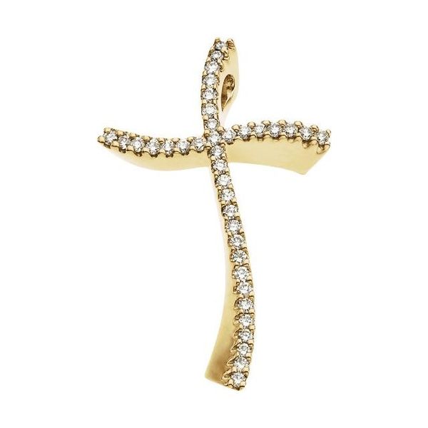 Accented Cross Slide Pendant