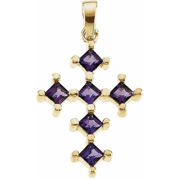 Accented Cross Pendant