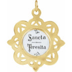 Enamel St. Theresa Medal - Image 3