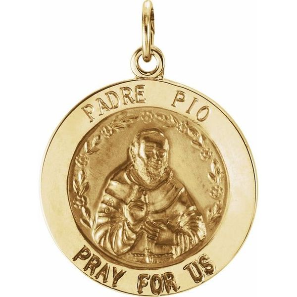 St. Padre Pio Medal Pendant