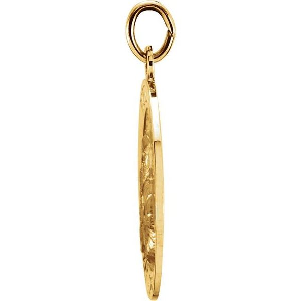 St. Padre Pio Medal Pendant - Image 2