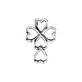 Heart Cross Pendant