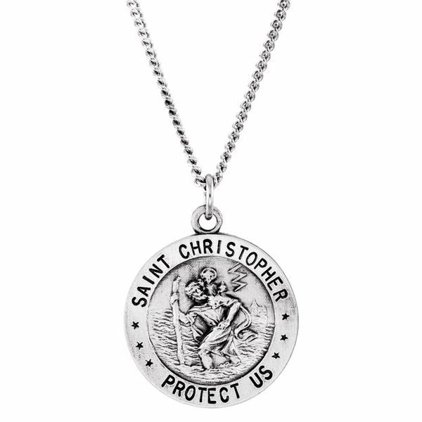 St. Christopher U.S. Air Force Medal Necklace