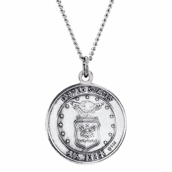 St. Christopher U.S. Air Force Medal Necklace - Image 3