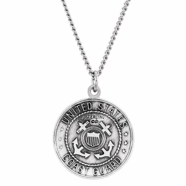 St. Christopher U.S. Coast Guard Medal Necklace - Image 3