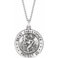 St. Christopher U.S. Navy Medal Necklace