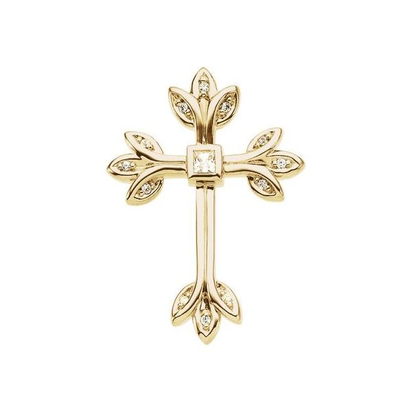 Accented Cross Pendant