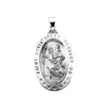 Hollow St. Christopher Medal
