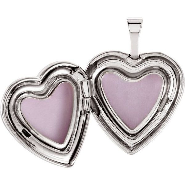 Heart Locket with Cross - Image 3