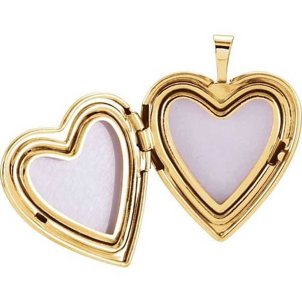 Heart Locket with Cross - Image 3