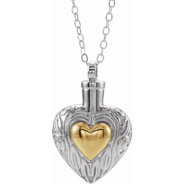 Heart Ash Holder Necklace