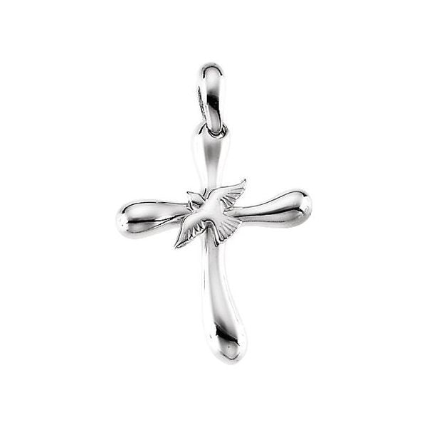 Cross with Dove Pendant