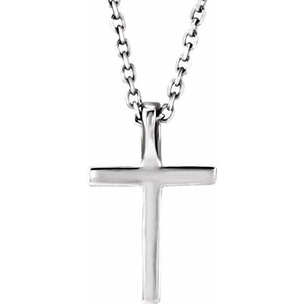 Petite Cross Necklace - Image 3