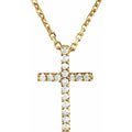 Petite Cross Necklace