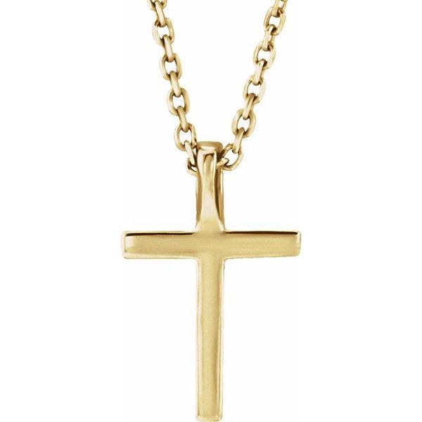 Petite Cross Necklace - Image 3