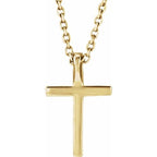 Petite Cross Necklace - Image 3