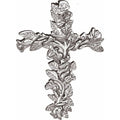 Floral-Inspired Cross Pendant