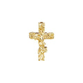 Floral-Inspired Cross Pendant