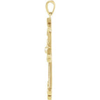 Fleur-de-lis Cross Pendant - Image 2