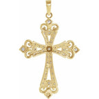 Fleur-de-lis Cross Pendant - Image 3