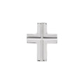 Grooved Cross Pendant