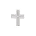 Grooved Cross Pendant