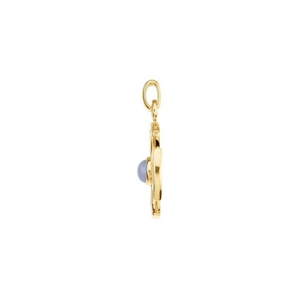 Solitaire Maltese Cross Pendant - Image 2