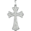 Micro Pavé-Style Cross Pendant
