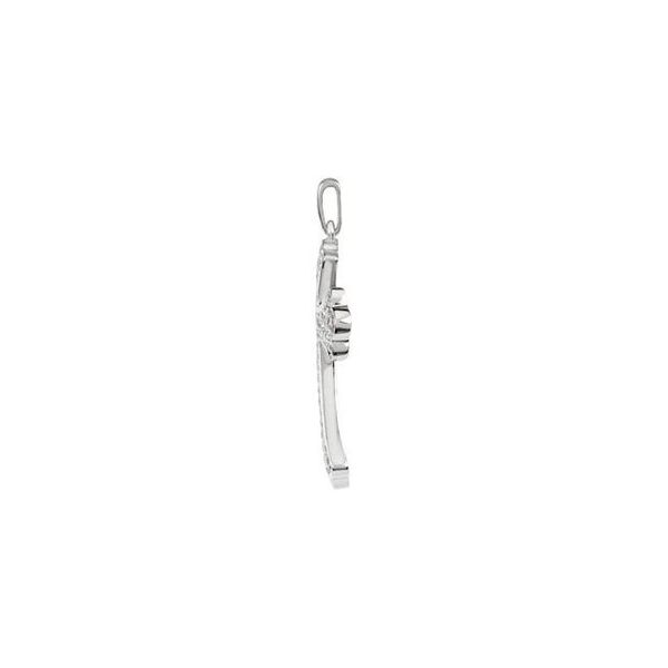 Micro Pavé-Style Cross Pendant - Image 2