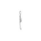 Micro Pavé-Style Cross Pendant - Image 2