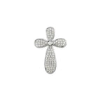 Micro Pavé-Style Cross Pendant