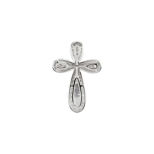 Micro Pavé-Style Cross Pendant - Image 2