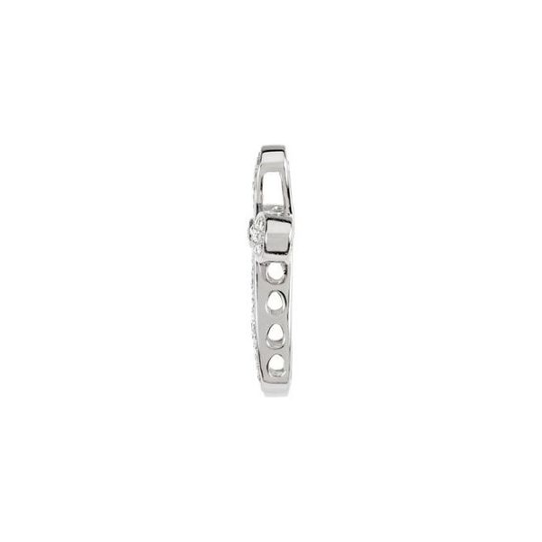 Micro Pavé-Style Cross Pendant - Image 3