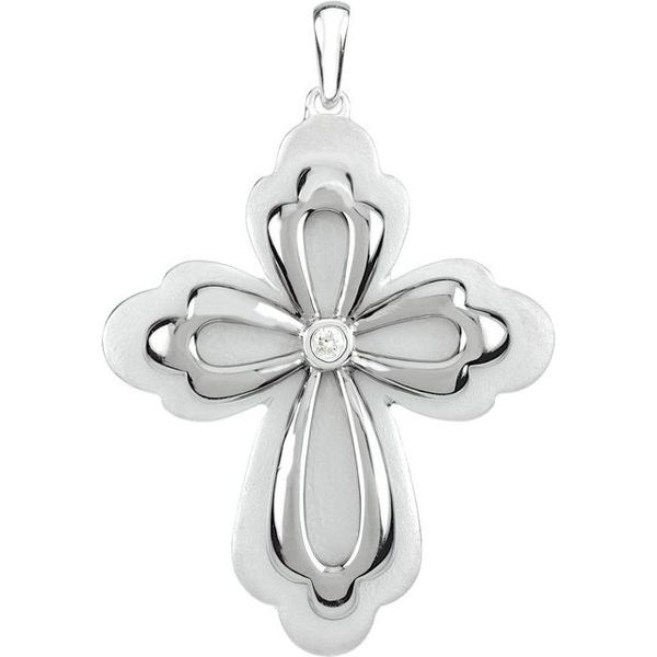 Accented Cross Pendant