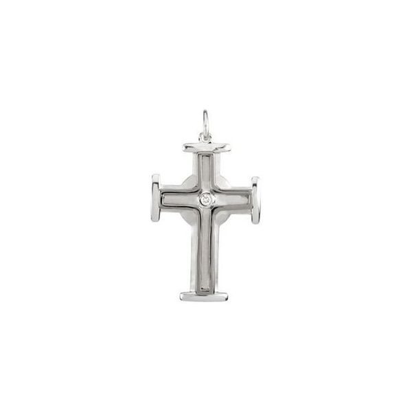 Accented Cross Pendant