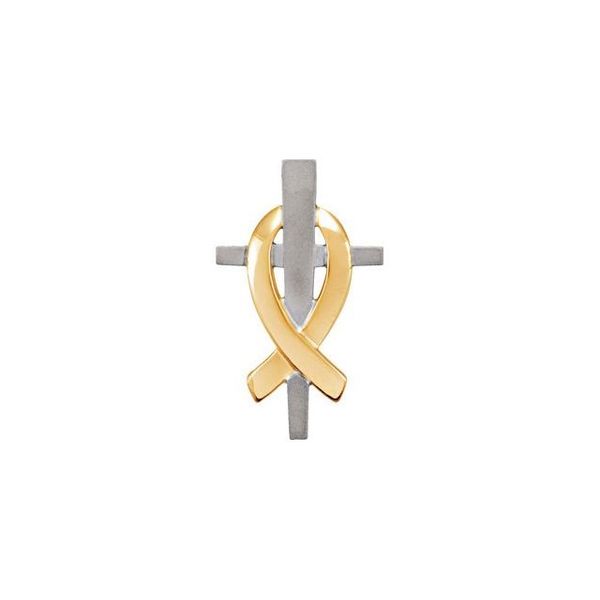Remember Our Troops Cross Pendant