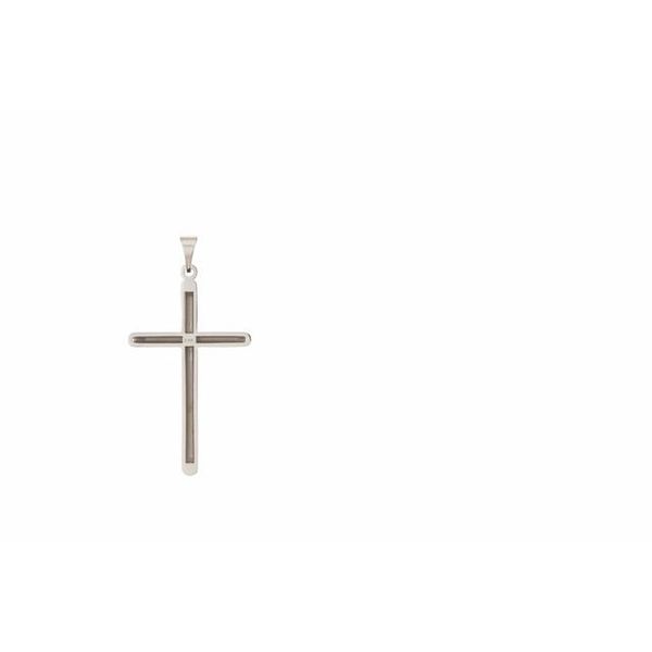 Unadorned Cross Pendant - Image 3