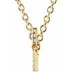 Sideways Cross Necklace - Image 2