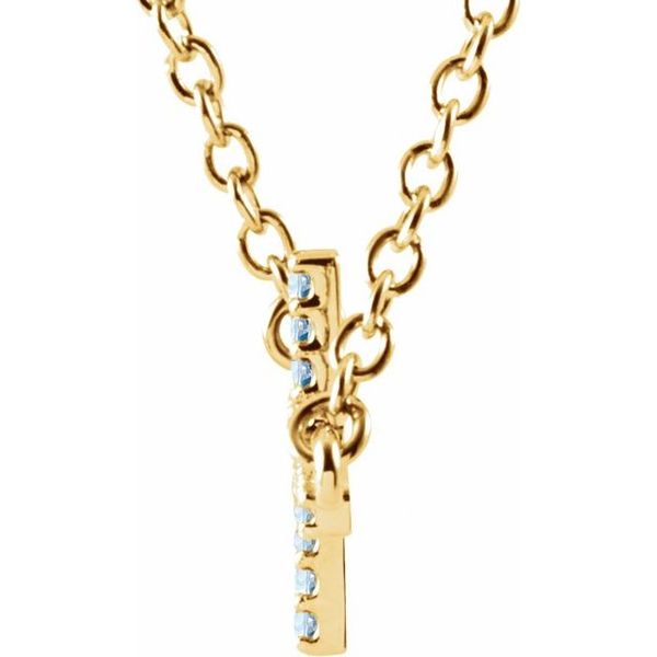 Sideways Cross Necklace - Image 2