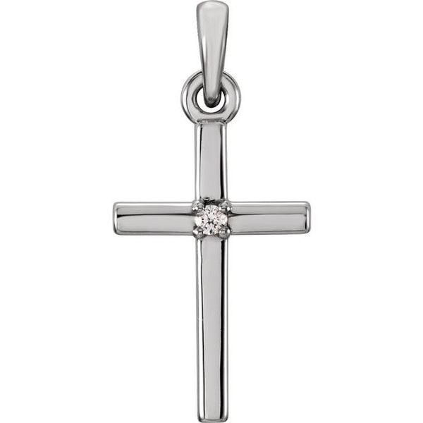 Birthstone Cross Pendant