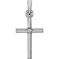 Birthstone Cross Pendant
