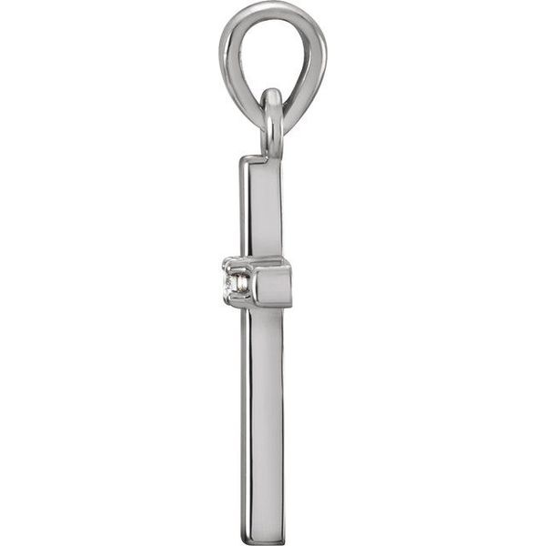 Birthstone Cross Pendant - Image 2