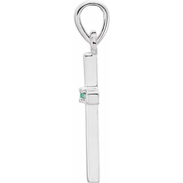 Birthstone Cross Pendant - Image 2