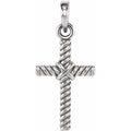 Rope Cross Pendant
