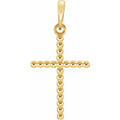Beaded Cross Pendant