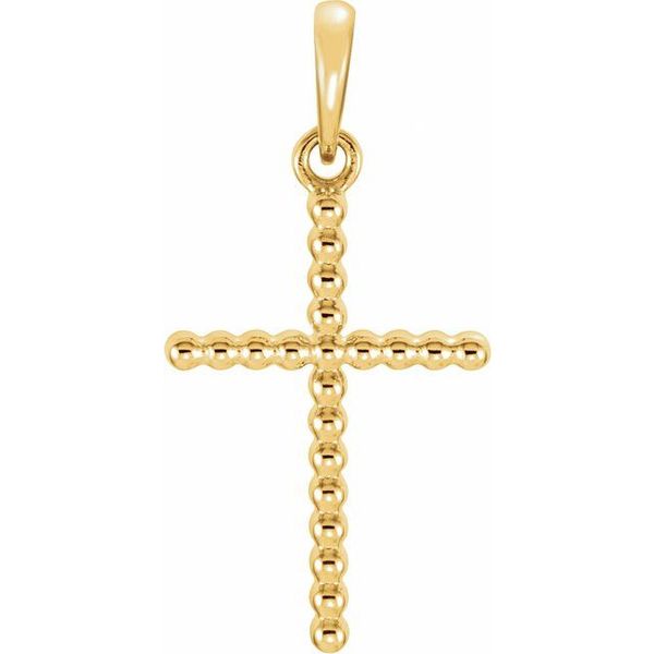 Beaded Cross Pendant