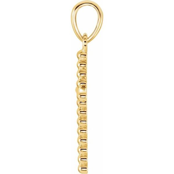 Beaded Cross Pendant - Image 2